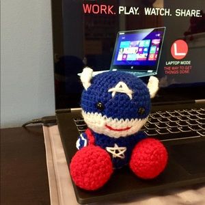 NEW Crochet Handmade Amigurumi Captain America